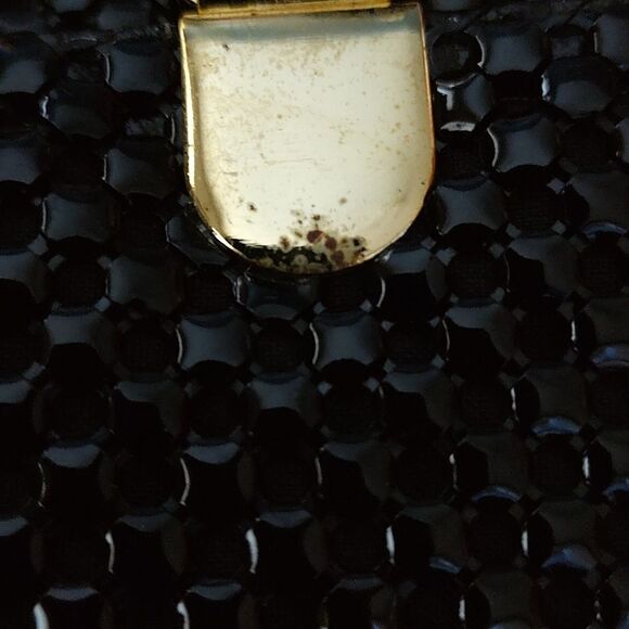 Warren Reed black metal mesh handbag purse - Picture 3 of 7